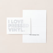 I Liebe Vinyl Folienkarte (Anzeige)
