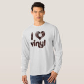 I Liebe-Vinyl - T-Shirt (Vorne ganz)