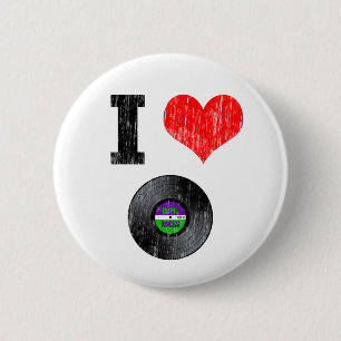I Liebe-VinylPlatten Button