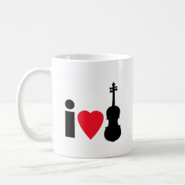 I Liebe-Violine Kaffeetasse