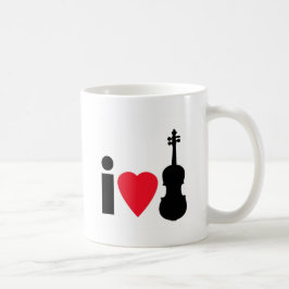 I Liebe-Violine Kaffeetasse
