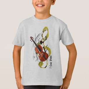 I Liebe-Violine T-Shirt