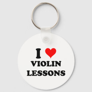 I Liebe Violinunterricht Schlüsselanhänger