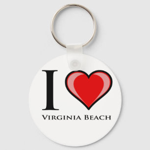 I Liebe Virginia Beach Schlüsselanhänger