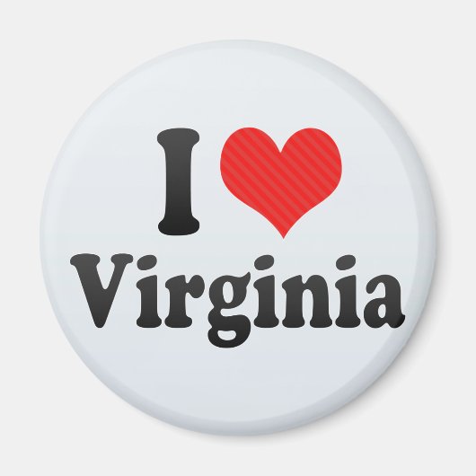 I Liebe Virginia Magnet (Vorne)