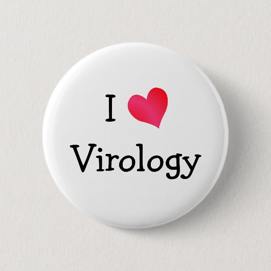 I Liebe Virologie Button (Vorderseite)