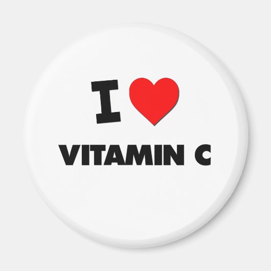 I Liebe Vitamin C Magnet (Vorne)