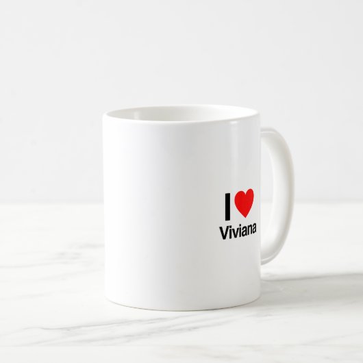i Liebe viviana Kaffeetasse (VorderseiteRechts)