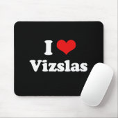 I Liebe Vizslas Mousepad (Mit Mouse)