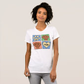 I Liebe Vizslas T-Shirt (Vorne ganz)