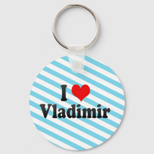 I Liebe Vladimir, Russland Schlüsselanhänger
