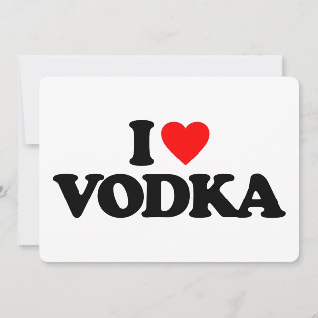 I LIEBE VODKA (Vorderseite)