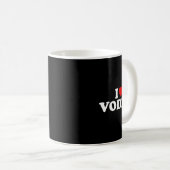 I Liebe Vodka - Herz Kaffeetasse (VorderseiteRechts)