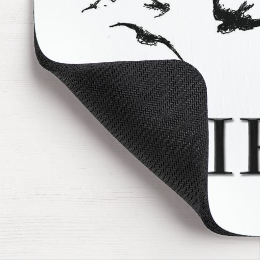 I Liebe-Vögel Mousepad (Ecke)