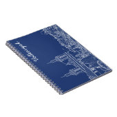 I Liebe Volkovysk Belarus Architektur Kathedrale Notizblock (Rechte Seite)