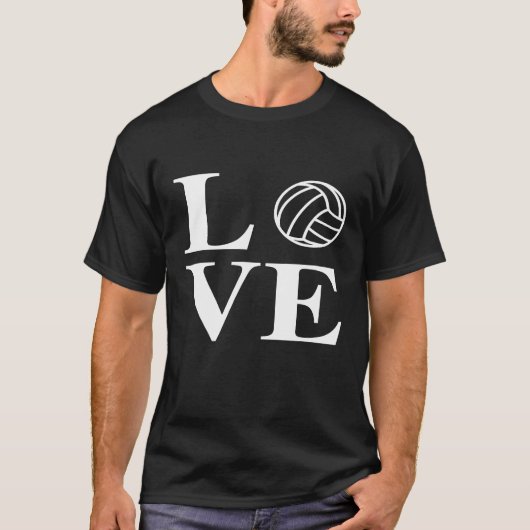 I Liebe Volleyball 7 T-Shirt (Vorderseite)