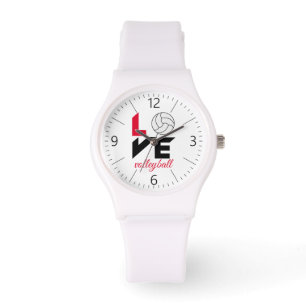 I Liebe Volleyball Armbanduhr