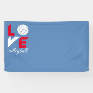 I Liebe Volleyball Banner