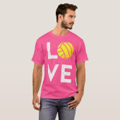 I Liebe Volleyball Funny Volleyball T-Shirt (Vorne ganz)