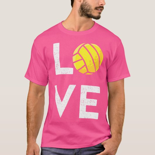 I Liebe Volleyball Funny Volleyball T-Shirt (Vorderseite)