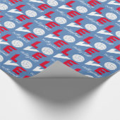 I Liebe Volleyball Geschenkpapier (Ecke)