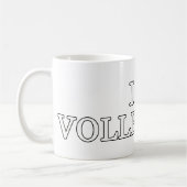 I Liebe Volleyball Kaffeetasse (Links)
