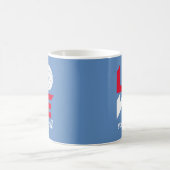 I Liebe Volleyball Kaffeetasse (Mittel)