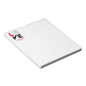 I Liebe Volleyball Notizblock (angewinkelt)