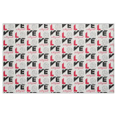 I Liebe Volleyball Stoff (Fat Quarter (45,7 x 55,9 cm))
