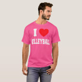 I Liebe Volleyball T-Shirt (Vorne ganz)