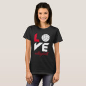 I Liebe Volleyball T-Shirt (Vorne ganz)
