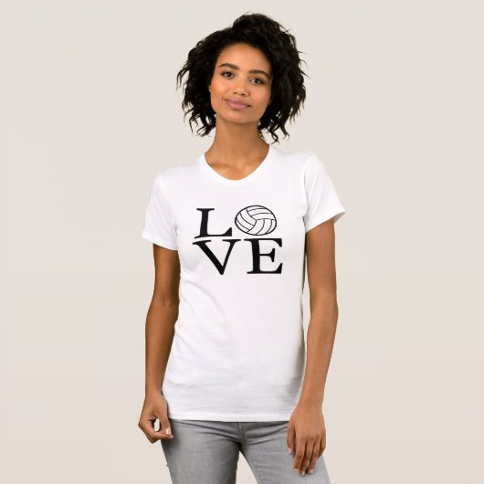 I Liebe Volleyball T - Shirt (Vorne ganz)