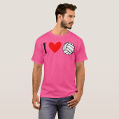 I Liebe Volleyball T-Shirt (Vorne ganz)