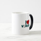 I Liebe Volleyball Verwandlungstasse (VorderseiteRechts)