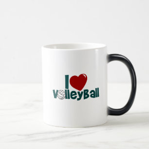 I Liebe Volleyball Verwandlungstasse