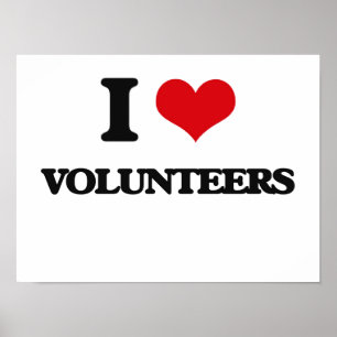 I Liebe Volunteers Poster