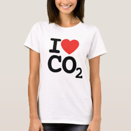 I Liebe von CO2 - I Liebe T - Shirt von Kohlendiox