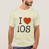 I Liebe von iOS T-Shirt (Vorderseite)