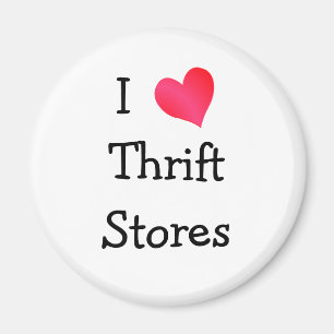 I Liebe von Thrift Stores Magnet