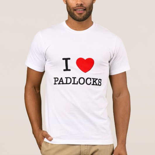 I Liebe-Vorhängeschlösser T-Shirt (Vorderseite)