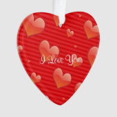 I Liebe Vorlage Ornament (Vorderseite)