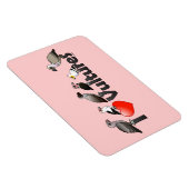 I Liebe Vultures (Afrika) Magnet (Rechte Seite)