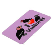 I Liebe Vultures (Nordamerika) Magnet (Linke Seite)