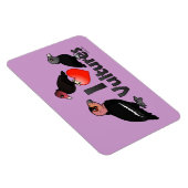 I Liebe Vultures (Nordamerika) Magnet (Rechte Seite)