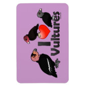 I Liebe Vultures (Nordamerika) Magnet (Vertikal)