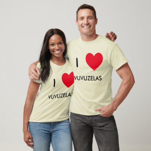 I Liebe VUVUZELAS! I T-Shirts des Herzens