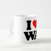 I LIEBE WA KAFFEETASSE (Vorderseite Links)