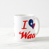 I Liebe Waco, Texas Kaffeetasse (VorderseiteRechts)