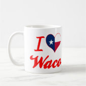I Liebe Waco, Texas Kaffeetasse (Links)