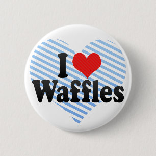 I Liebe-Waffeln Button